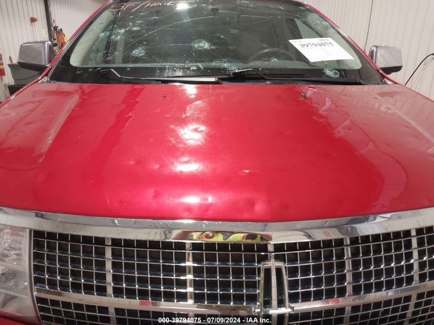 2010 Lincoln Mkx VIN: 2LMDJ8JC1ABJ30214 Lot: 39794075