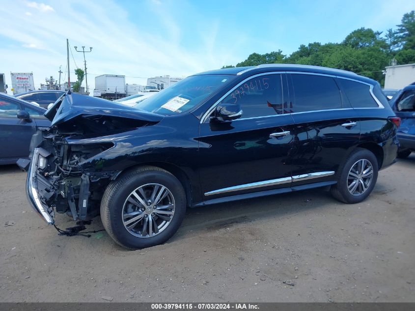 5N1DL0MM6KC565405 2019 Infiniti Qx60 Luxe