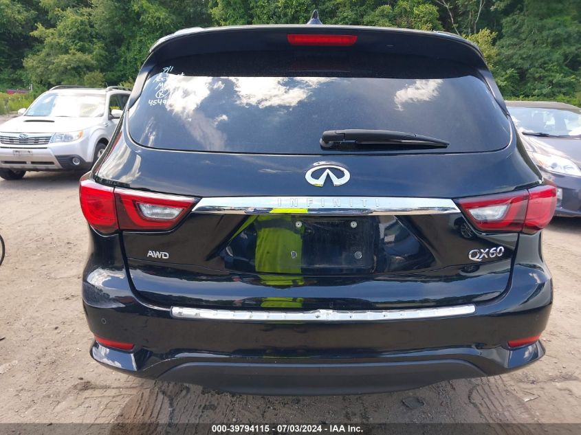 2019 Infiniti Qx60 Luxe VIN: 5N1DL0MM6KC565405 Lot: 39794115