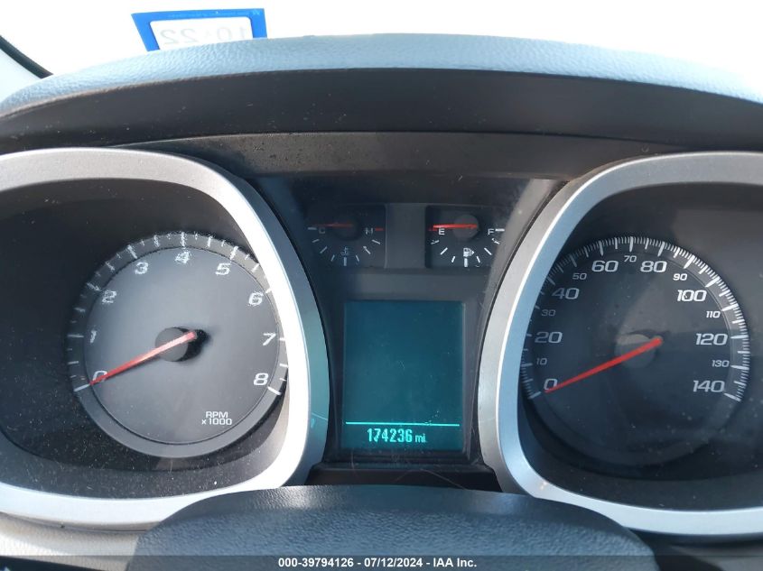 2012 Chevrolet Equinox 1Lt VIN: 2GNALDEK9C6305660 Lot: 39794126