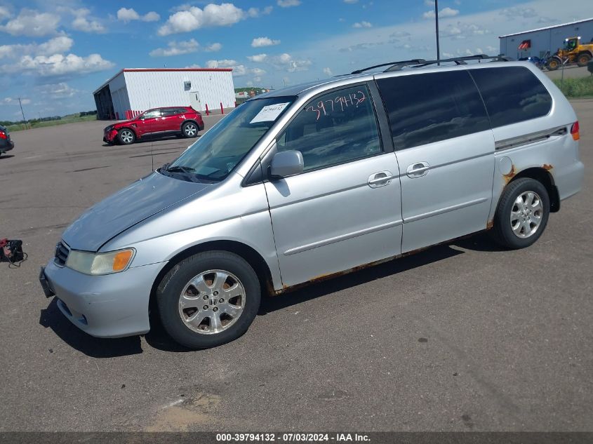 2002 Honda Odyssey Ex-L VIN: 5FNRL18022B054431 Lot: 39794132