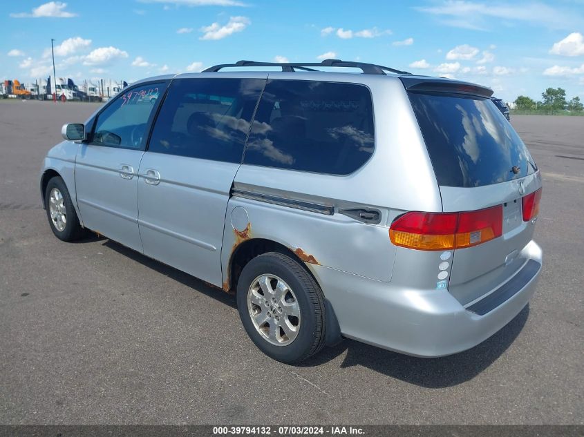 2002 Honda Odyssey Ex-L VIN: 5FNRL18022B054431 Lot: 39794132