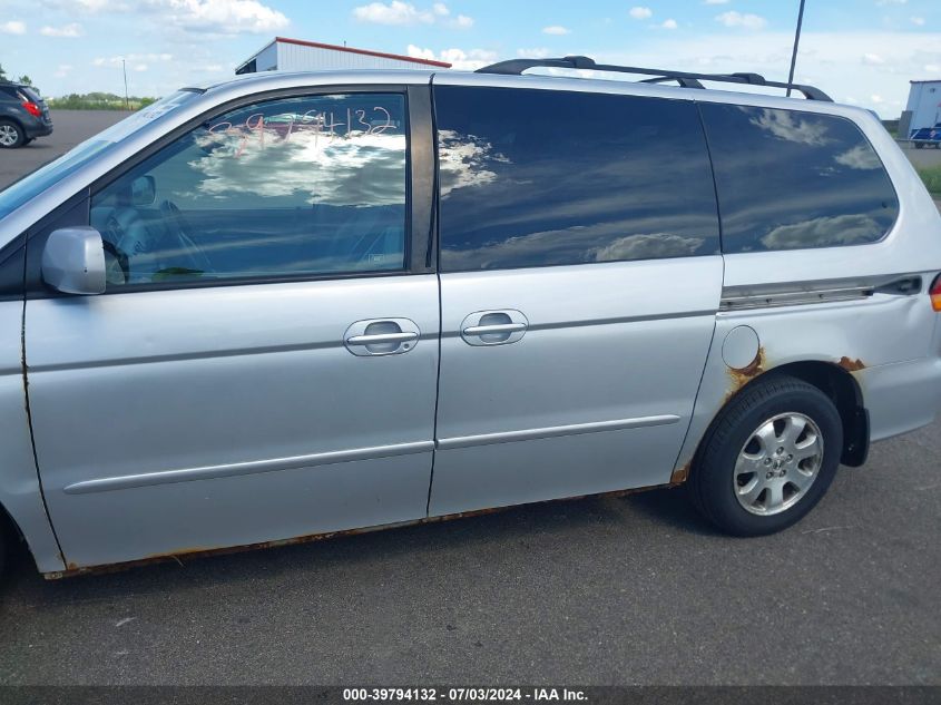 2002 Honda Odyssey Ex-L VIN: 5FNRL18022B054431 Lot: 39794132