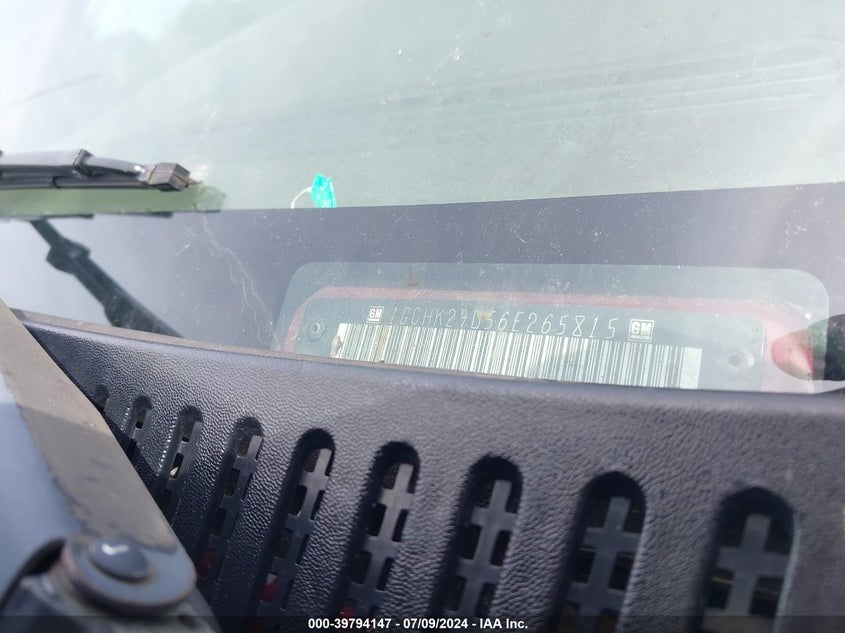 2006 Chevrolet Silverado 2500Hd K2500 Heavy Duty VIN: 1GCHK29D56E265815 Lot: 39794147