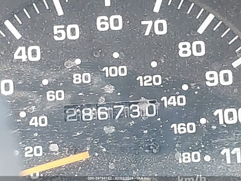 1997 Toyota 4Runner Sr5 V6 VIN: JT3GN86R5V0040509 Lot: 39794152