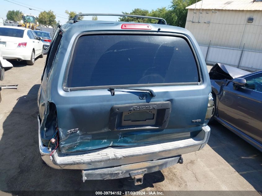 1997 Toyota 4Runner Sr5 V6 VIN: JT3GN86R5V0040509 Lot: 39794152