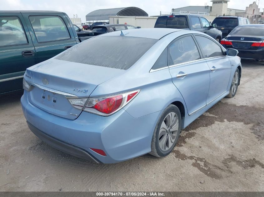 2013 Hyundai Sonata Hybrid Limited VIN: KMHEC4A48DA079399 Lot: 39794170