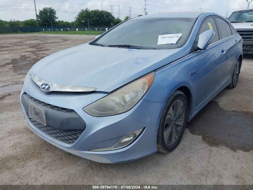 2013 Hyundai Sonata Hybrid Limited VIN: KMHEC4A48DA079399 Lot: 39794170