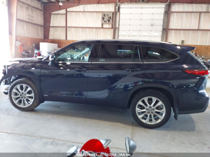 2023 Toyota Highlander Hybrid Limited VIN: 5TDXBRCH7PS571443 Lot: 39794203