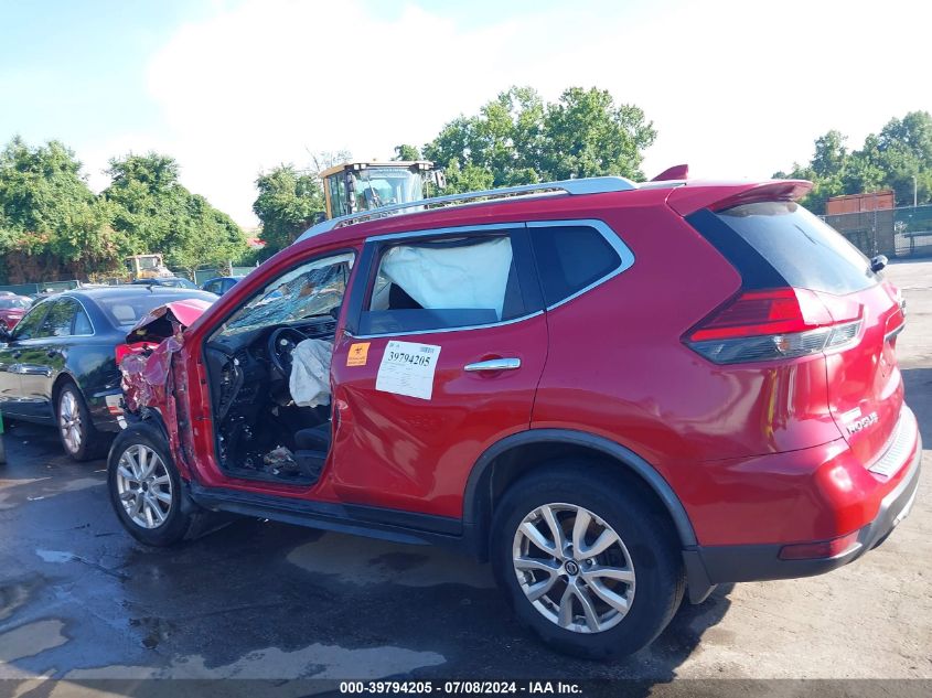 2017 Nissan Rogue Sv VIN: JN8AT2MV0HW282179 Lot: 39794205