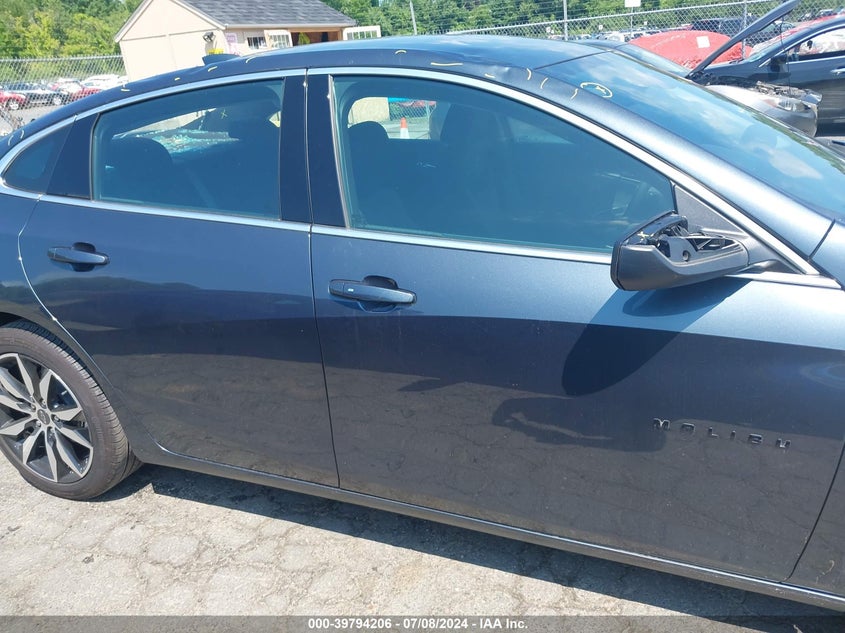 2021 Chevrolet Malibu Fwd Rs VIN: 1G1ZG5STXMF053940 Lot: 39794206