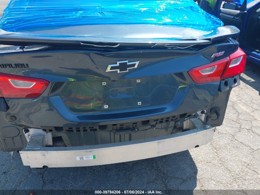 2021 Chevrolet Malibu Fwd Rs VIN: 1G1ZG5STXMF053940 Lot: 39794206