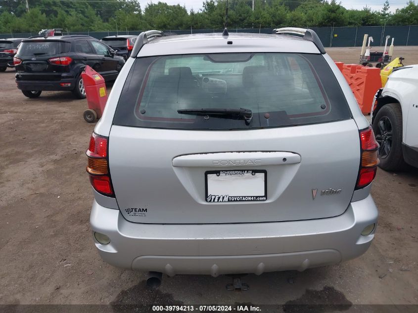 2005 Pontiac Vibe VIN: 5Y2SL63885Z427899 Lot: 39794213