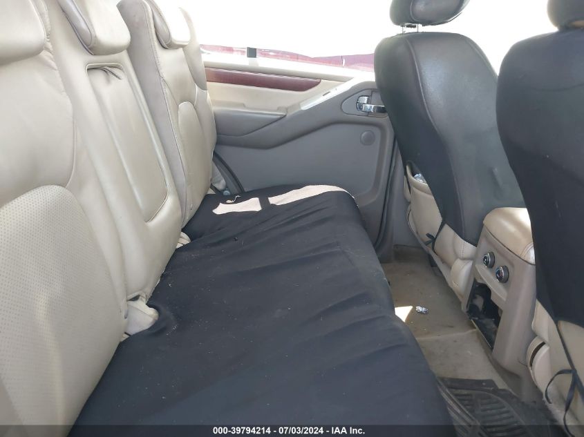 2008 Nissan Pathfinder Le V8 VIN: 5N1BR18A18C628575 Lot: 39794214