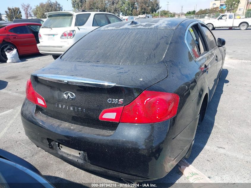 2008 Infiniti G35 VIN: JNKBV61E68M202643 Lot: 39794215