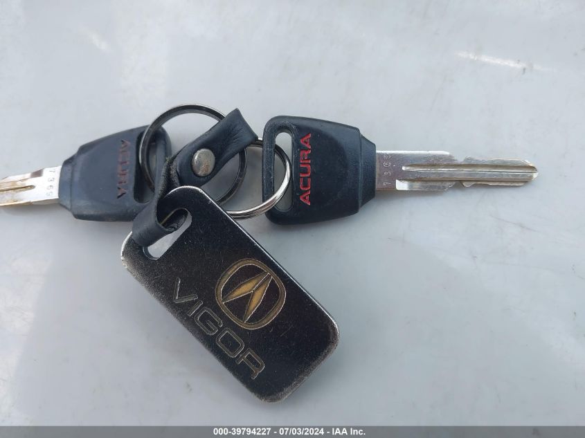 1992 Acura Vigor Gs VIN: JH4CC2651NC021219 Lot: 39794227