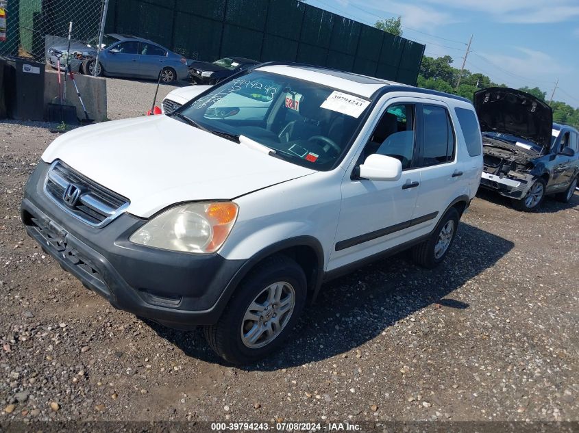 2003 Honda Cr-V Ex VIN: SHSRD78883U143808 Lot: 39794243