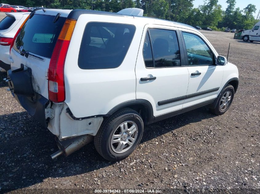 2003 Honda Cr-V Ex VIN: SHSRD78883U143808 Lot: 39794243