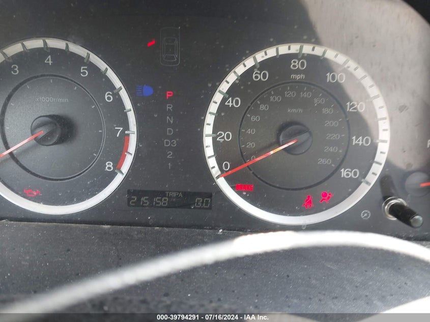 2010 Honda Accord Ex VIN: 1HGCP2F7XAA039636 Lot: 39794291