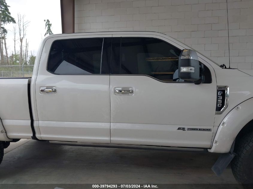 2018 Ford Super Duty F-350 Srw Platinum VIN: 1FT8W3BT7JEC02803 Lot: 39794293