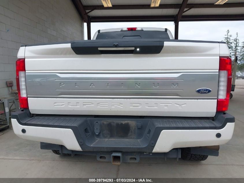 2018 Ford Super Duty F-350 Srw Platinum VIN: 1FT8W3BT7JEC02803 Lot: 39794293