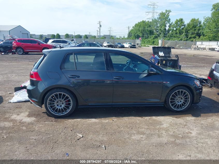 2015 Volkswagen Golf Gti 2.0T S 4-Door VIN: 3VW4T7AU0FM003678 Lot: 39794297