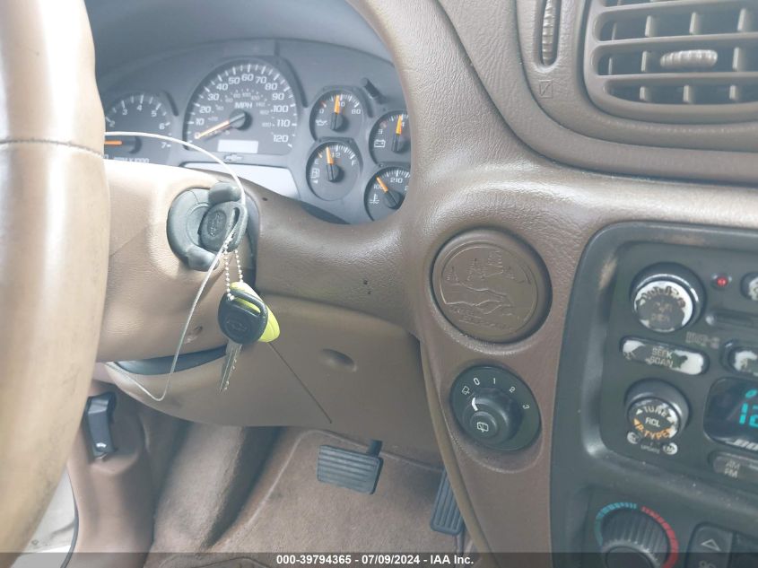 2002 Chevrolet Trailblazer VIN: 1GNDS13S622475794 Lot: 39794365