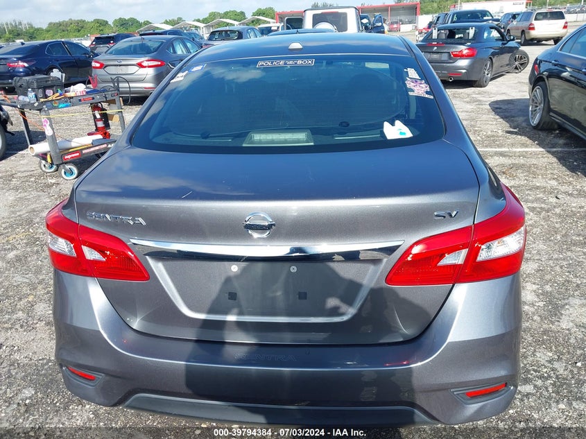 2018 Nissan Sentra S/Sv/Sr/Sl VIN: 3N1AB7AP3JY226465 Lot: 39794384