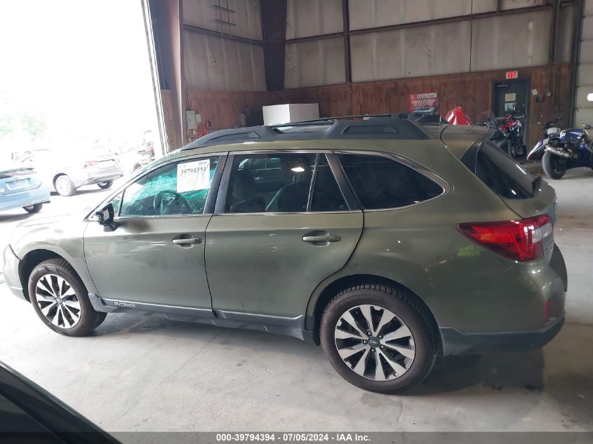 2017 Subaru Outback 2.5I Limited VIN: 4S4BSANC1H3252230 Lot: 39794394