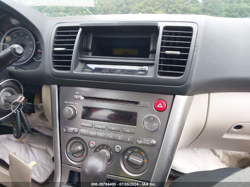 2006 Subaru Legacy 2.5I/2.5I Limited VIN: 4S3BL626767211958 Lot: 39794400