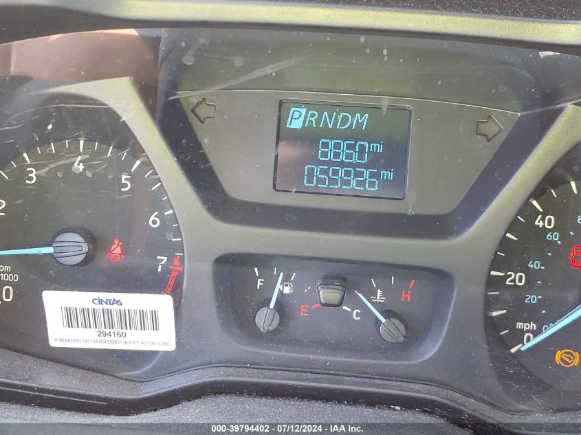 2019 Ford Transit-150 VIN: 1FTYE2CM1KKA16360 Lot: 39794402