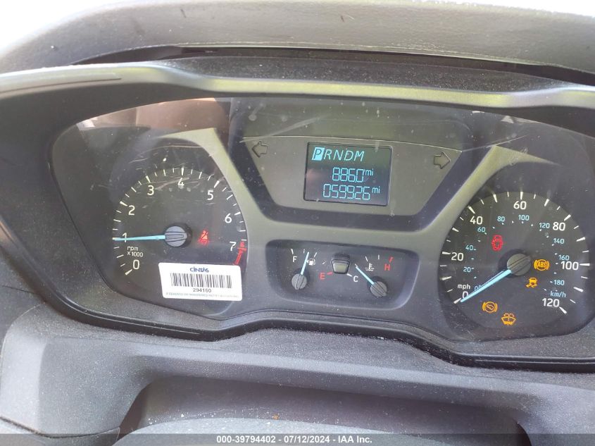 2019 Ford Transit-150 VIN: 1FTYE2CM1KKA16360 Lot: 39794402