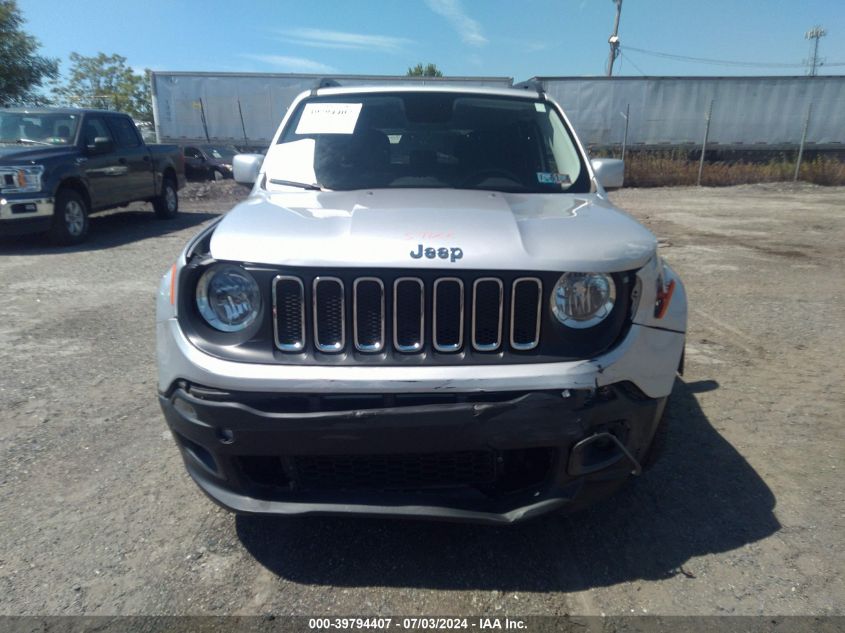 2017 Jeep Renegade Latitude Fwd VIN: ZACCJABB1HPF73722 Lot: 39794407