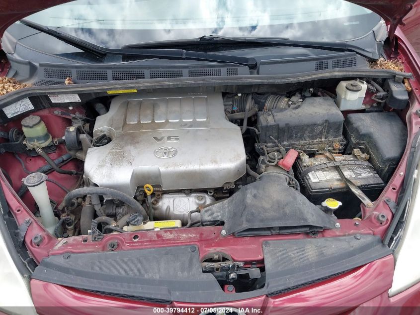 2009 Toyota Sienna Xle VIN: 5TDZK22C39S254297 Lot: 39794412