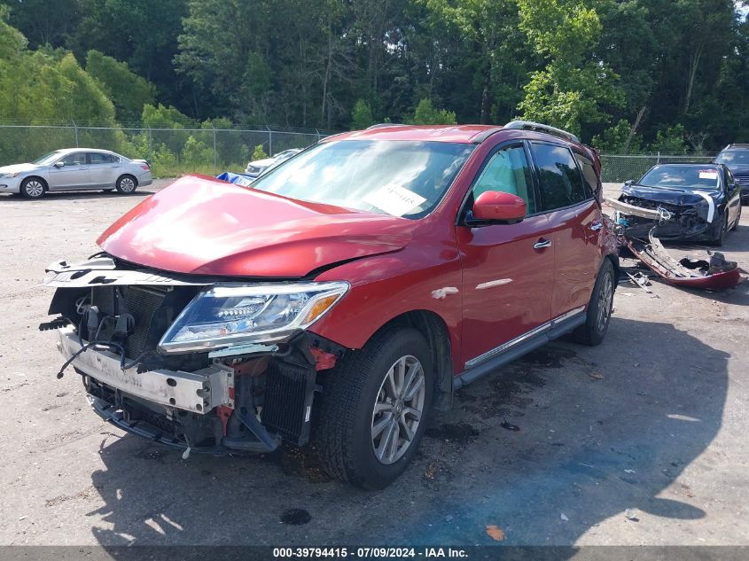 2015 Nissan Pathfinder Sl VIN: 5N1AR2MN5FC650506 Lot: 39794415