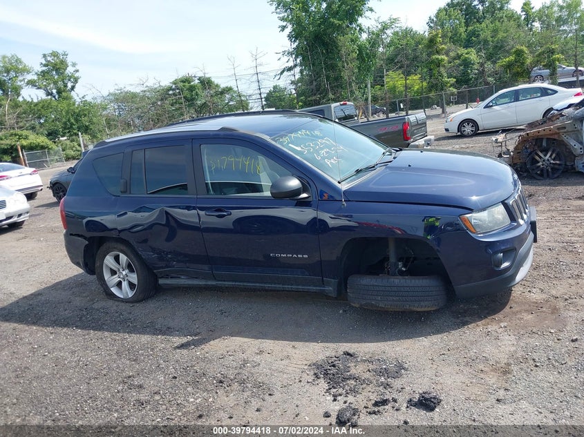 2014 Jeep Compass Sport VIN: 1C4NJDBB4ED644772 Lot: 39794418