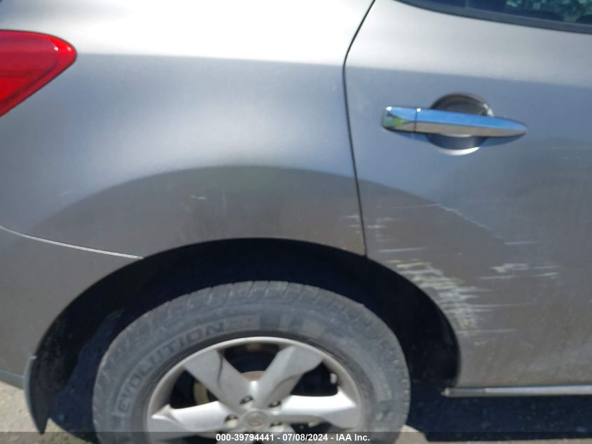 2009 Nissan Murano S VIN: JN8AZ18W79W200297 Lot: 39794441