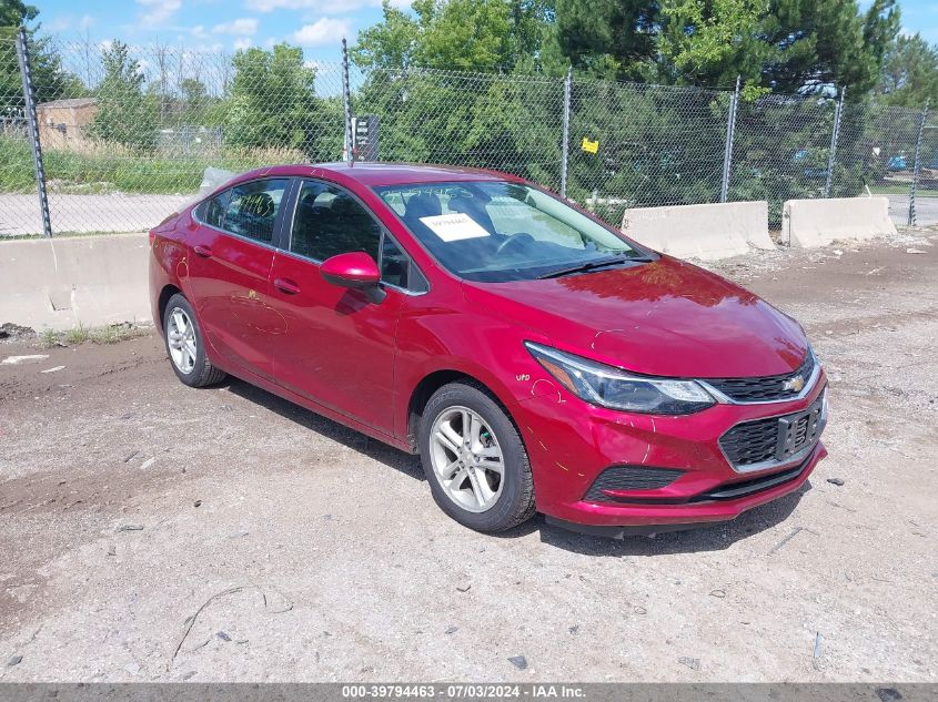 2018 Chevrolet Cruze Lt Auto VIN: 1G1BE5SM8J7187142 Lot: 39794463