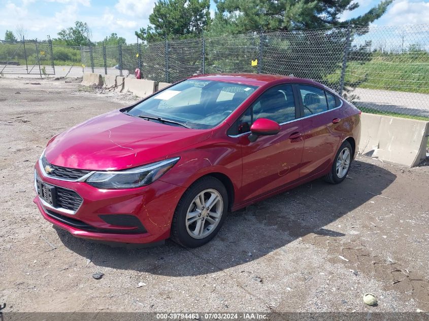 2018 Chevrolet Cruze Lt Auto VIN: 1G1BE5SM8J7187142 Lot: 39794463