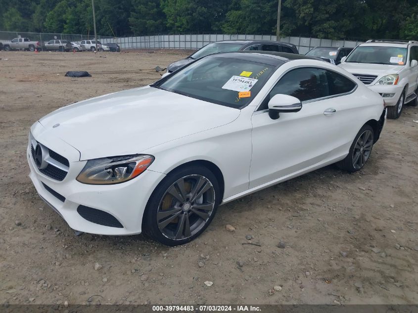 WDDWJ4JB7HF413255 2017 MERCEDES-BENZ C CLASS - Image 2