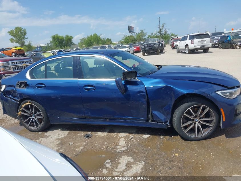 2021 BMW 330I VIN: 3MW5R1J00M8B65393 Lot: 39794501