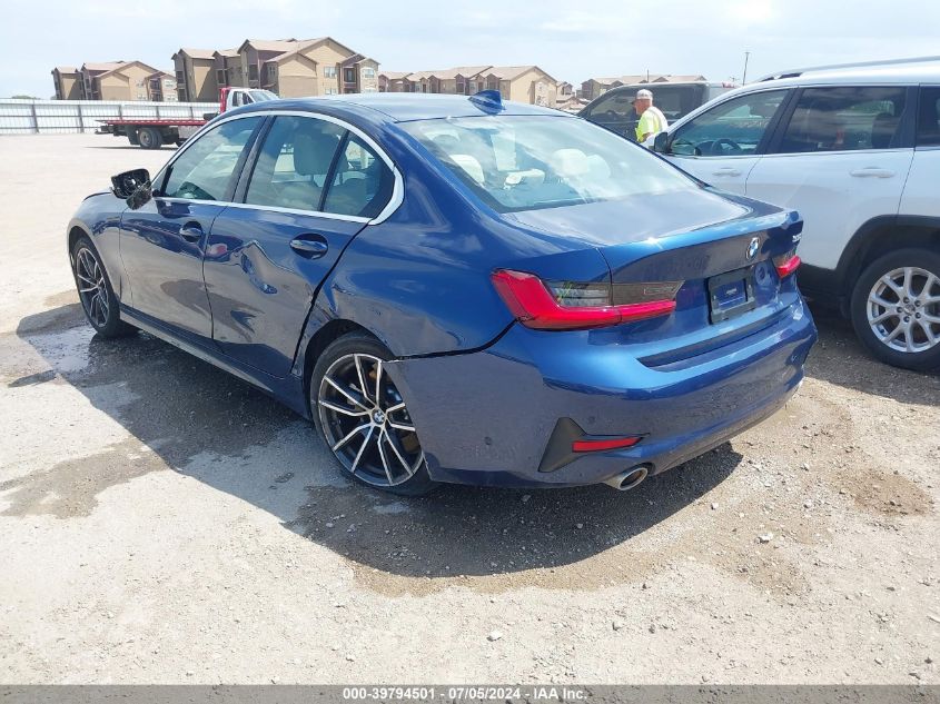 2021 BMW 330I VIN: 3MW5R1J00M8B65393 Lot: 39794501