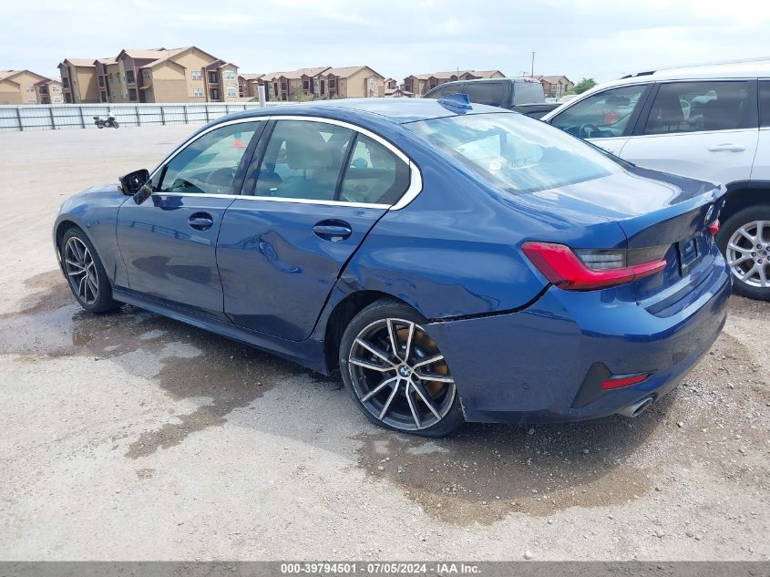 2021 BMW 330I VIN: 3MW5R1J00M8B65393 Lot: 39794501