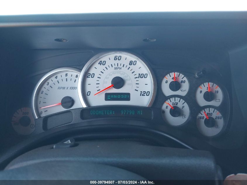 2003 Hummer H2 VIN: 5GRGN23U03H128852 Lot: 39794507