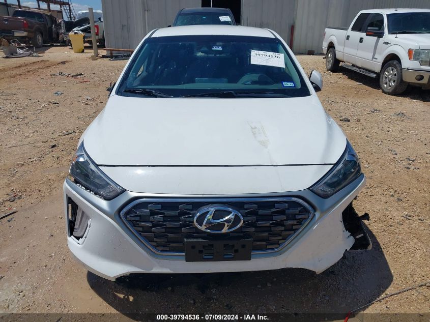 2020 Hyundai Ioniq Hybrid Se VIN: KMHC75LC3LU206823 Lot: 39794536