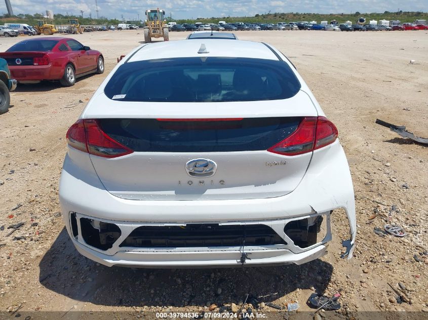 2020 Hyundai Ioniq Hybrid Se VIN: KMHC75LC3LU206823 Lot: 39794536