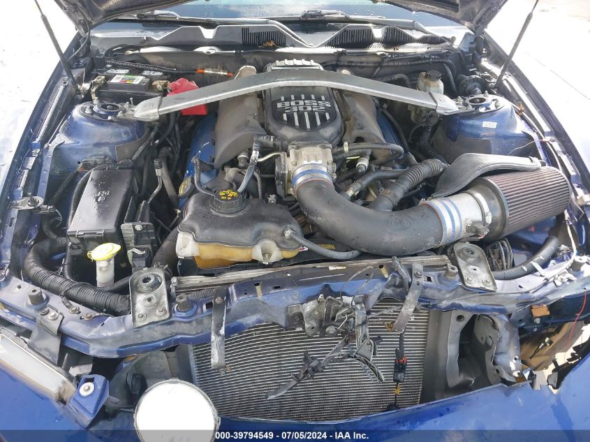 2012 Ford Mustang Gt Premium VIN: 1ZVBP8CF7C5262993 Lot: 39794549