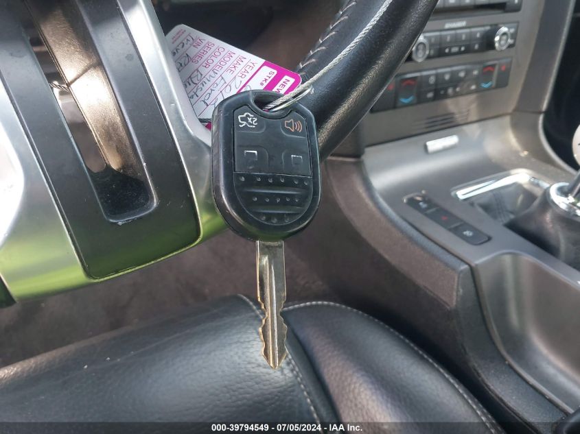 2012 Ford Mustang Gt Premium VIN: 1ZVBP8CF7C5262993 Lot: 39794549