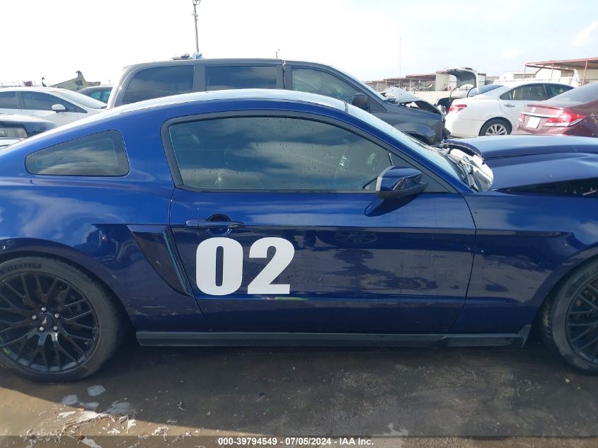 2012 Ford Mustang Gt Premium VIN: 1ZVBP8CF7C5262993 Lot: 39794549