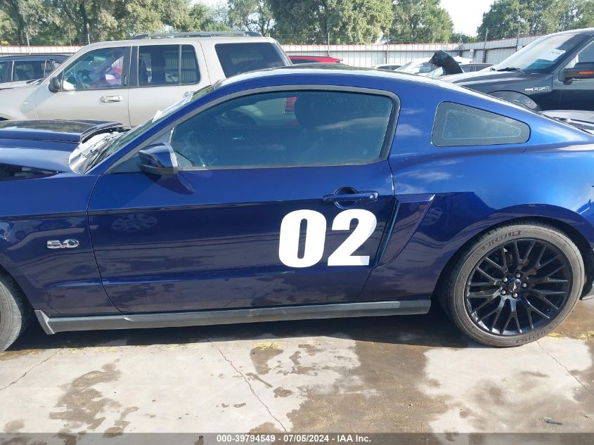 2012 Ford Mustang Gt Premium VIN: 1ZVBP8CF7C5262993 Lot: 39794549